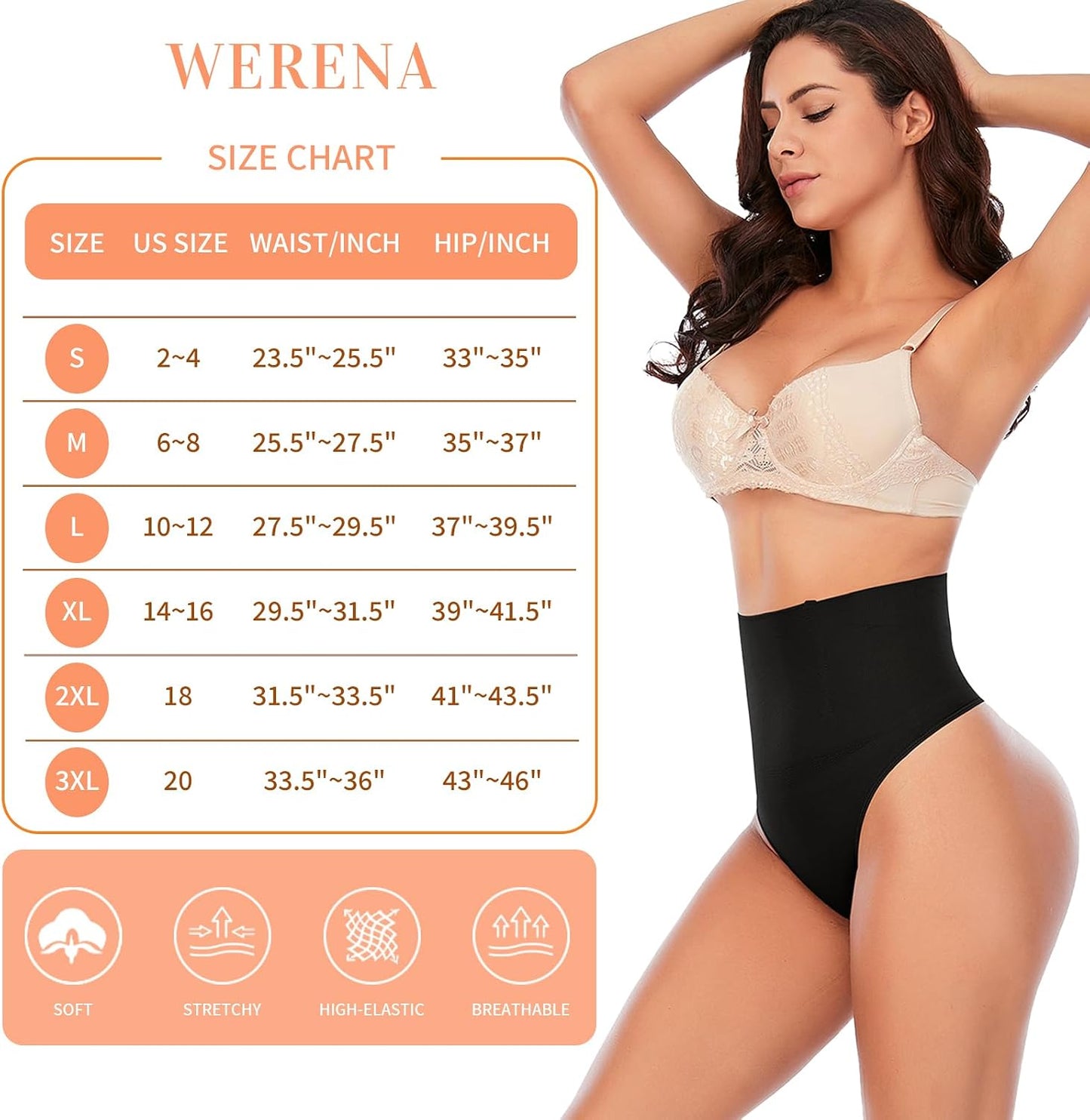 Tummy Control Thong Shapewear for Women Seamless Shaping Novelty Thong Panties Body Shaper Underwear