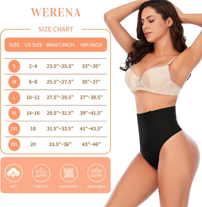 Tummy Control Thong Shapewear for Women Seamless Shaping Novelty Thong Panties Body Shaper Underwear