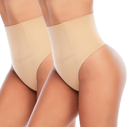 Tummy Control Thong Shapewear for Women Seamless Shaping Novelty Thong Panties Body Shaper Underwear