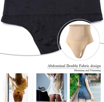 Tummy Control Thong Shapewear for Women Seamless Shaping Novelty Thong Panties Body Shaper Underwear